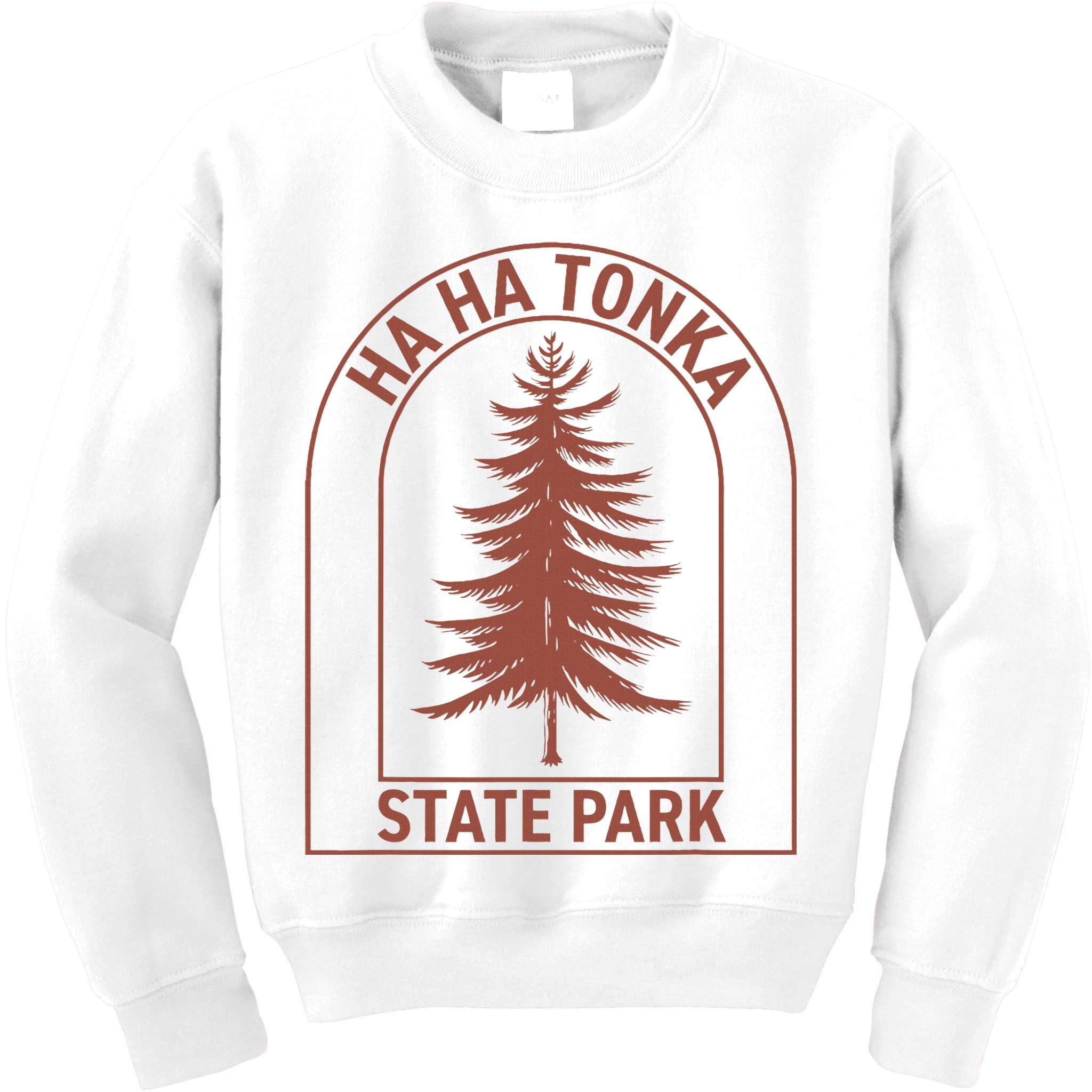 Ha Ha Tonka State Park Missouri Vintage Tree Kids Sweatshirt