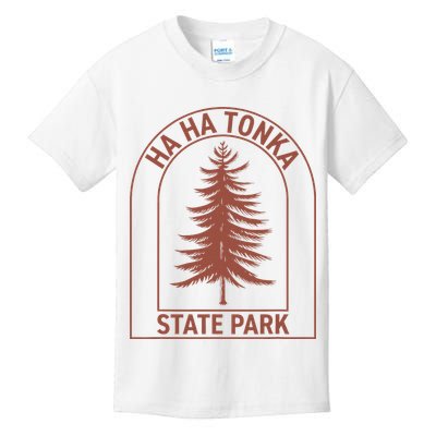 Ha Ha Tonka State Park Missouri Vintage Tree Kids T-Shirt