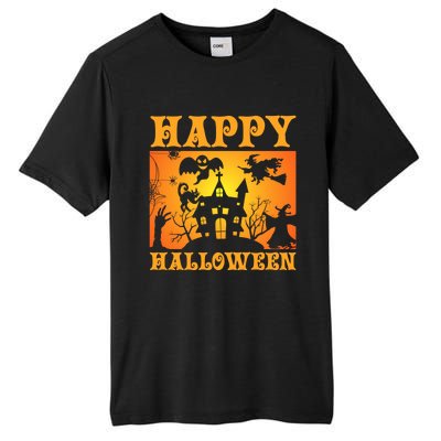 Happy Halloween This Is My Halloween Costume It's Scary Meaningful Gift Tall Fusion ChromaSoft Performance T-Shirt