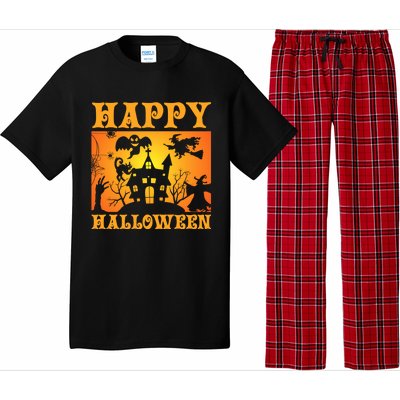 Happy Halloween This Is My Halloween Costume It's Scary Meaningful Gift Pajama Set