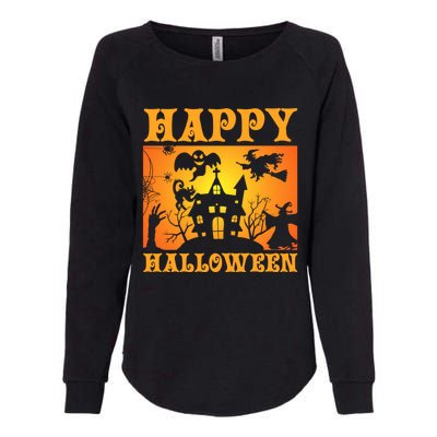 Happy Halloween This Is My Halloween Costume It's Scary Meaningful Gift Womens California Wash Sweatshirt