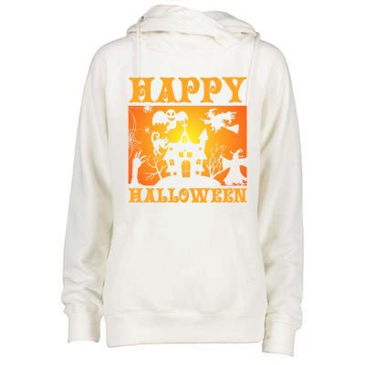 Happy Halloween This Is My Halloween Costume It's Scary Meaningful Gift Womens Funnel Neck Pullover Hood