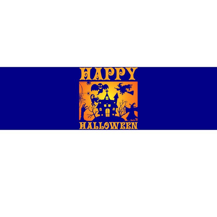 Happy Halloween This Is My Halloween Costume It's Scary Meaningful Gift Bumper Sticker