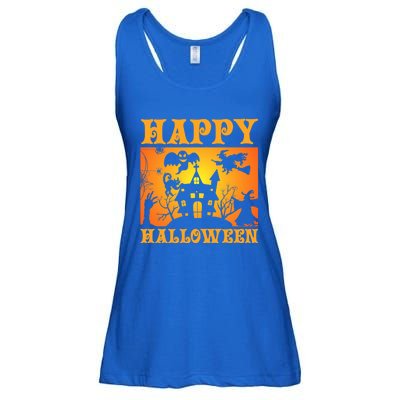 Happy Halloween This Is My Halloween Costume It's Scary Meaningful Gift Ladies Essential Flowy Tank