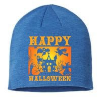 Happy Halloween This Is My Halloween Costume It's Scary Meaningful Gift Sustainable Beanie