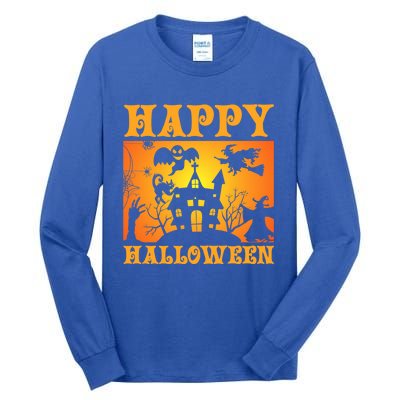 Happy Halloween This Is My Halloween Costume It's Scary Meaningful Gift Tall Long Sleeve T-Shirt