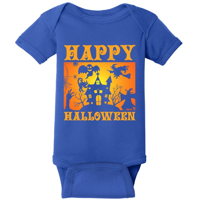 Happy Halloween This Is My Halloween Costume It's Scary Meaningful Gift Baby Bodysuit