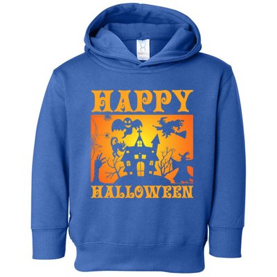 Happy Halloween This Is My Halloween Costume It's Scary Meaningful Gift Toddler Hoodie