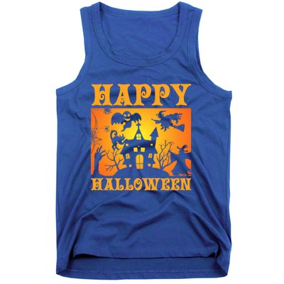 Happy Halloween This Is My Halloween Costume It's Scary Meaningful Gift Tank Top