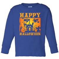 Happy Halloween This Is My Halloween Costume It's Scary Meaningful Gift Toddler Long Sleeve Shirt