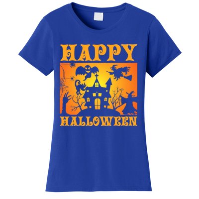 Happy Halloween This Is My Halloween Costume It's Scary Meaningful Gift Women's T-Shirt