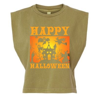 Happy Halloween This Is My Halloween Costume It's Scary Meaningful Gift Garment-Dyed Women's Muscle Tee