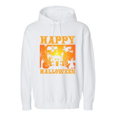 Happy Halloween This Is My Halloween Costume It's Scary Meaningful Gift Garment-Dyed Fleece Hoodie