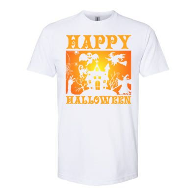 Happy Halloween This Is My Halloween Costume It's Scary Meaningful Gift Softstyle CVC T-Shirt