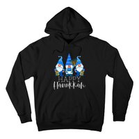 Happy Hanukkah Three Gnomes Jewish Gnome Lover Chanukah Gift Hoodie