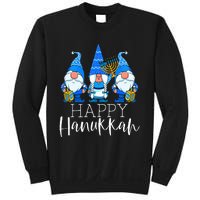 Happy Hanukkah Three Gnomes Jewish Gnome Lover Chanukah Gift Sweatshirt