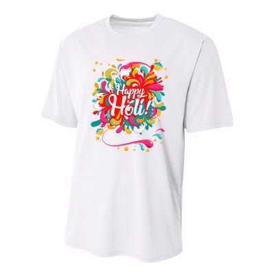 Happy Holi T Color India Hindu Gift For Youth Performance Sprint T-Shirt