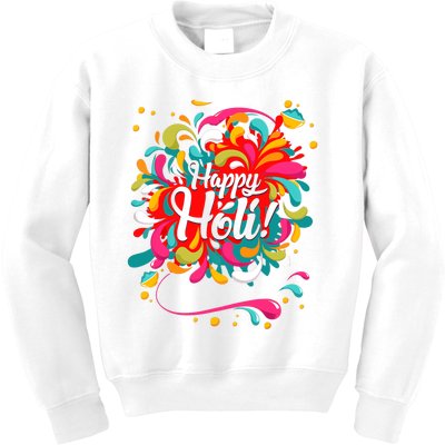 Happy Holi T Color India Hindu Gift For Kids Sweatshirt