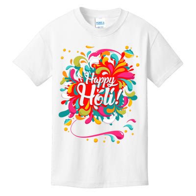 Happy Holi T Color India Hindu Gift For Kids T-Shirt