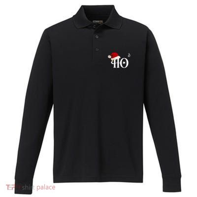 Ho3 Ho To The 3rd Power Gift Performance Long Sleeve Polo