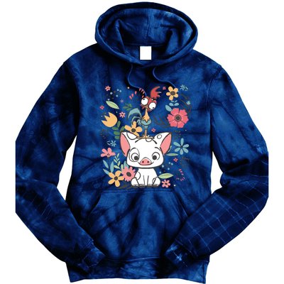 Hei Hei The Rooster Moana And Pua The Pig Tie Dye Hoodie