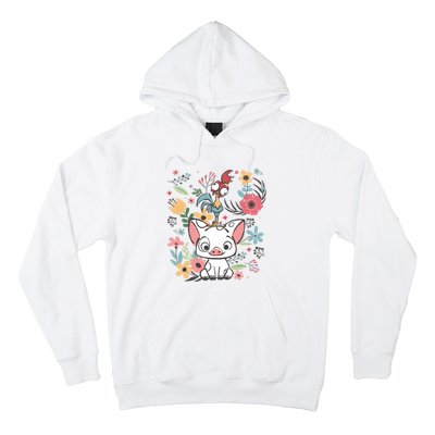 Hei Hei The Rooster Moana And Pua The Pig Hoodie