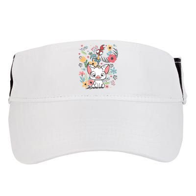 Hei Hei The Rooster Moana And Pua The Pig Adult Drive Performance Visor