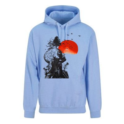 Hangover Human Tree Graphic Unisex Surf Hoodie