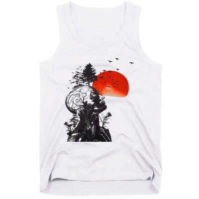 Hangover Human Tree Graphic Tank Top