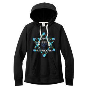 Happy Hanukkah Trending Design Women's Fleece Hoodie