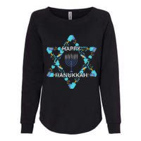 Happy Hanukkah Trending Design Womens California Wash Sweatshirt