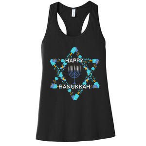 Happy Hanukkah Trending Design Women's Racerback Tank