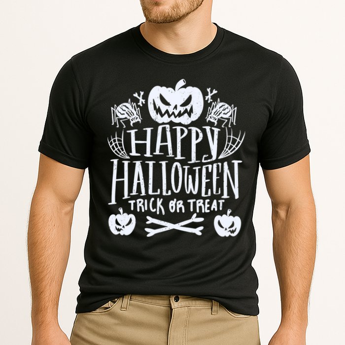 Happy Halloween Trick Or Treat Cooling Performance Crew T-Shirt