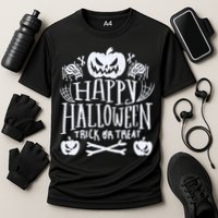 Happy Halloween Trick Or Treat Cooling Performance Crew T-Shirt