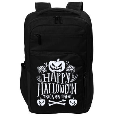 Happy Halloween Trick Or Treat Impact Tech Backpack