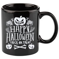 Happy Halloween Trick Or Treat 11oz C Handle Ceramic Mug