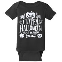 Happy Halloween Trick Or Treat Baby Bodysuit