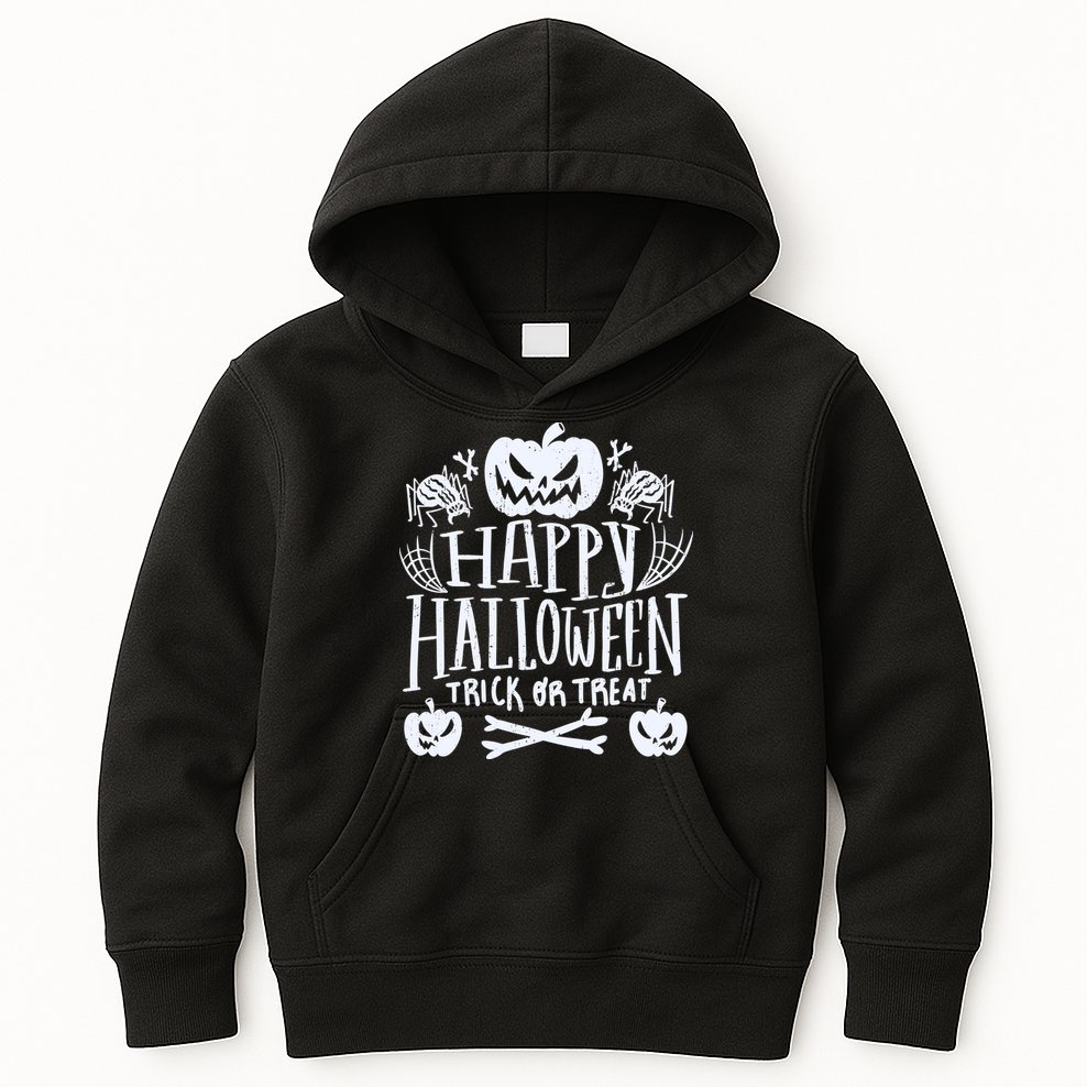 Happy Halloween Trick Or Treat Kids Hoodie