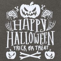 Happy Halloween Trick Or Treat Cotton Canvas Backpack
