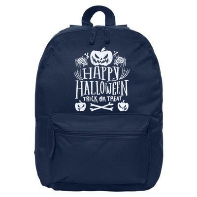 Happy Halloween Trick Or Treat 16 in Basic Backpack