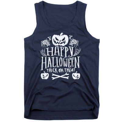 Happy Halloween Trick Or Treat Tank Top