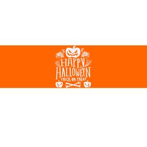 Happy Halloween Trick Or Treat Bumper Sticker