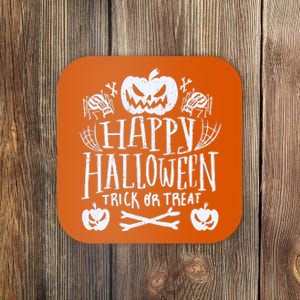 Happy Halloween Trick Or Treat Coaster