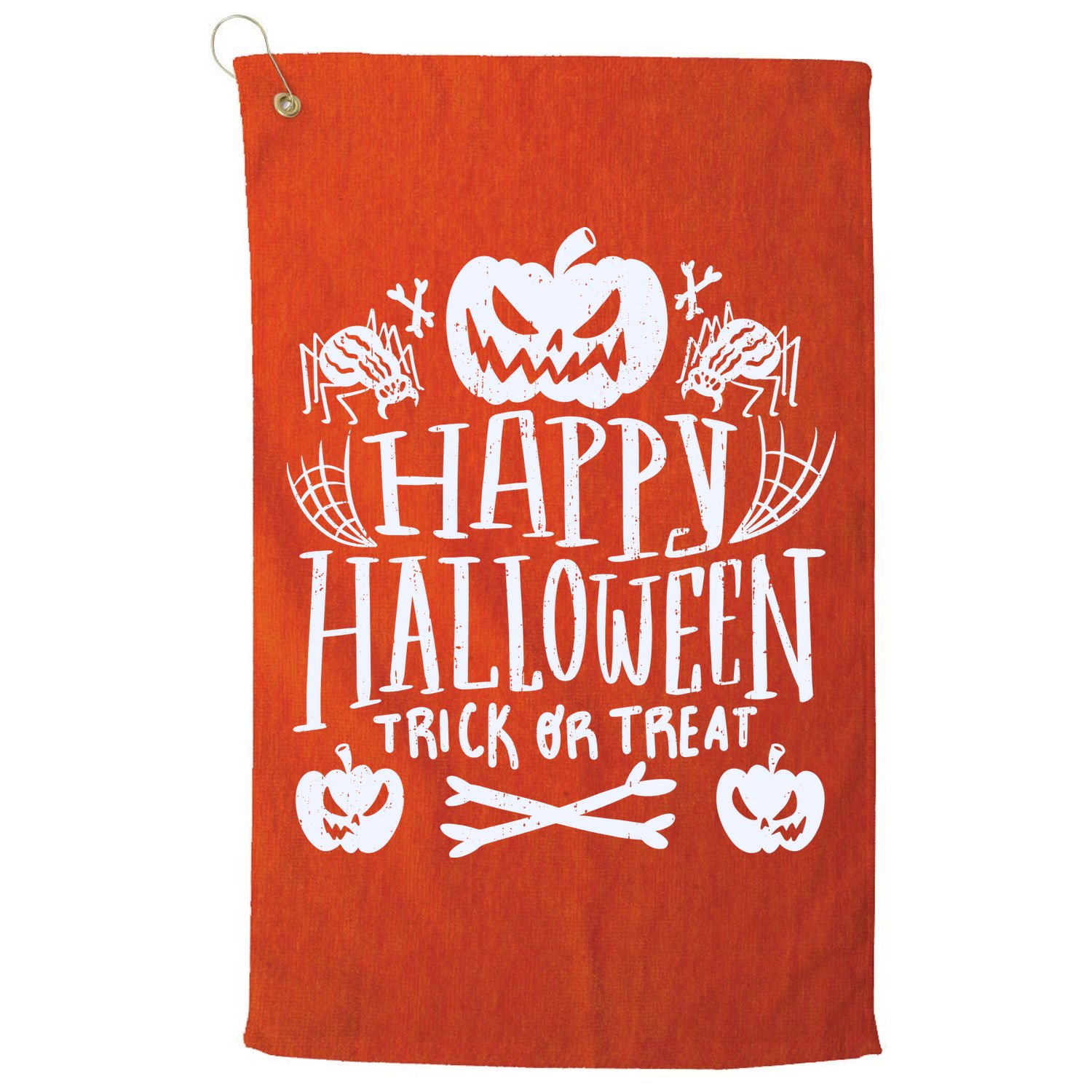 Happy Halloween Trick Or Treat Golf Towel