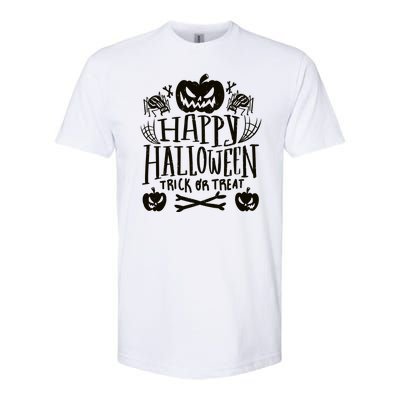 Happy Halloween Trick Or Treat Softstyle® CVC T-Shirt