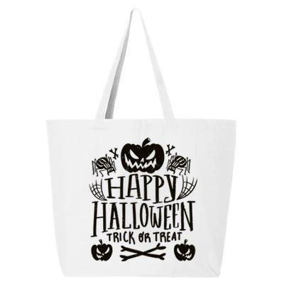 Happy Halloween Trick Or Treat 25L Jumbo Tote