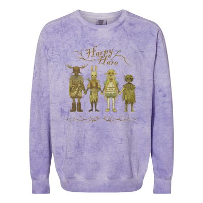 Harpy Hare Tell Me So I Say V2 Colorblast Crewneck Sweatshirt