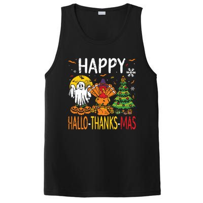 Hallothanksmas Halloween Thanksgiving Christmas PosiCharge Competitor Tank