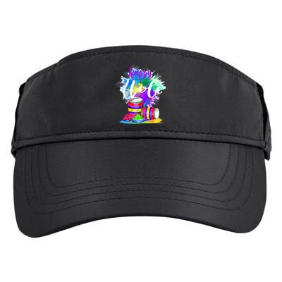 Happy Holi t for Indian Hindu Adult Drive Performance Visor