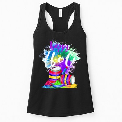 Happy Holi t for Indian Hindu Womens Tank Top